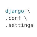 Django settings